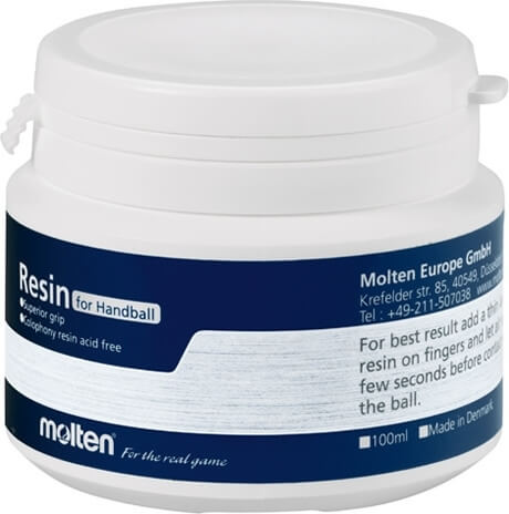 Molten Handball-Harz 100ml Behälter, speziell für verbesserten Griff bei Handballspielen.