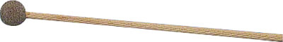 Langer Grillspieß aus Edelstahl mit einem ergonomischen Holzgriff, ideal für Grillpartys und Barbecues.