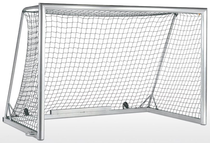 Aluminium-Fußballtor mit Netz, geeignet für den Außenbereich